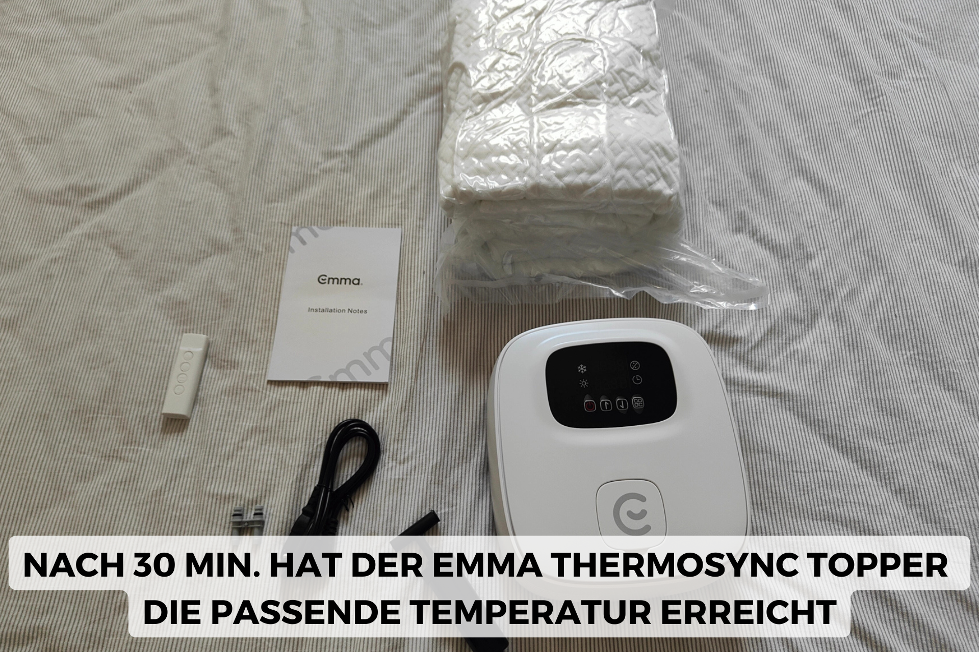 Emma ThermoSync Topper Bestandteile